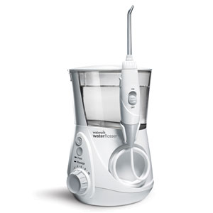 The Aquarius™ water flosser for cleaning and flossing dental braces and orthodontic appliances