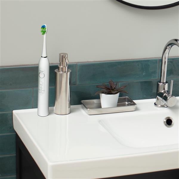Sensonic Electric Toothbrush STW-03W020 in Bathroom
