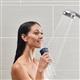 Using the Cordless Slide Professional Water Flosser WF-17 Blue in the Shower