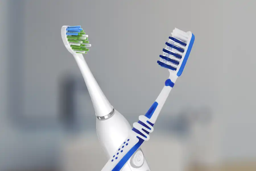 Manual and electric toothbrushes