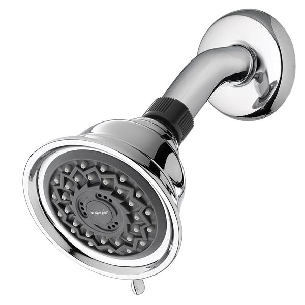 White LASCO-Simpatico 83031W Hand Held Shower with Push Button Shut Off