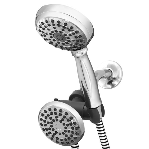 Powerspray Dual Shower Head With, Bathtub Shower Faucet Combo Black And Decker