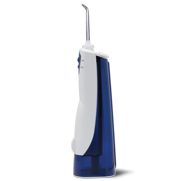 Sideview - WP-360 White Cordless Water Flosser, Handle, & Tip