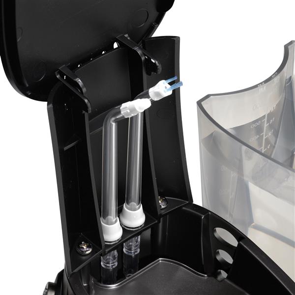 On Board Tip Storage - WP-672 Black Aquarius Professional Series Water Flosser
