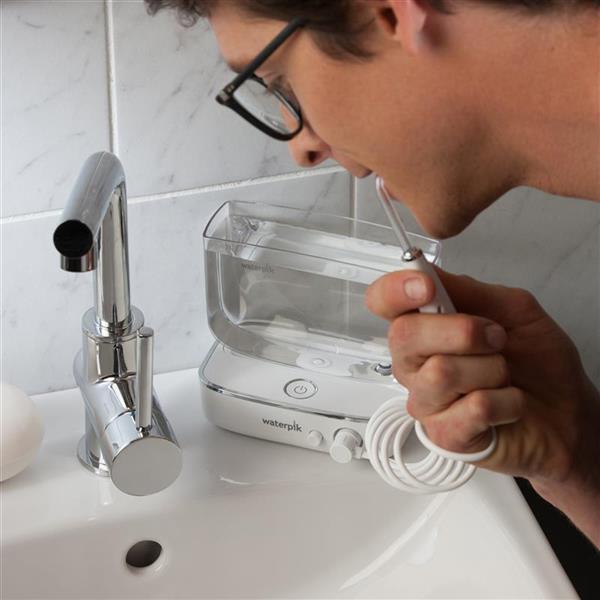 Sidekick® Water Flosser, White with Chrome Accents WF04