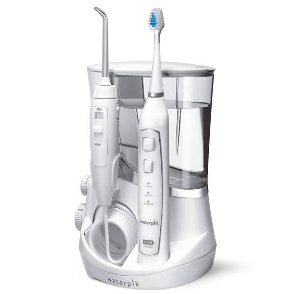 White Complete Care 5.0 - Flosser with Separate Toothbrush