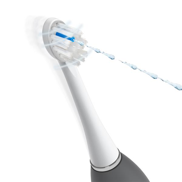Flossing Toothbrush Brush Head - Sonic-Fusion 2.0 SF-04 Gray