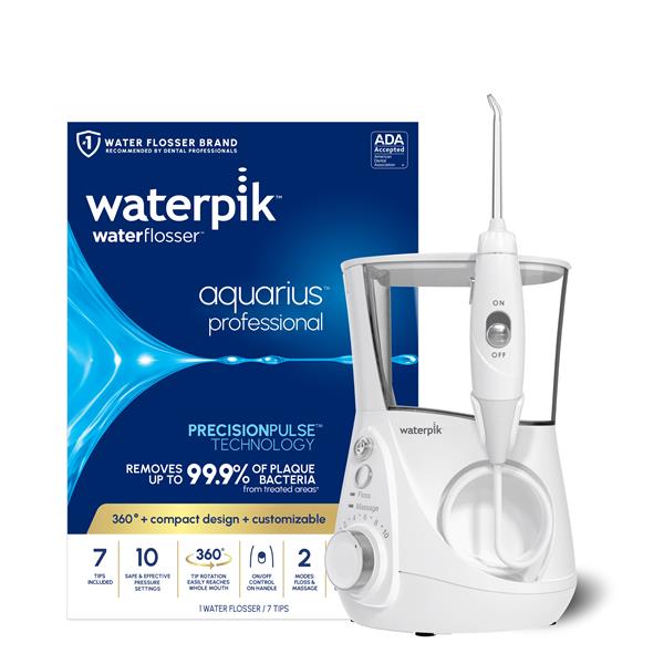 Waterpik™ White Aquarius™ Professional Water Flosser WP-670 with Packaging