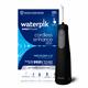 Black Cordless Enhance 3200 handheld water flosser with retail packaging.