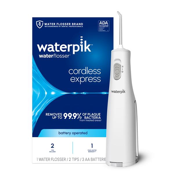 White Waterpik™ Cordless Express Water Flosser