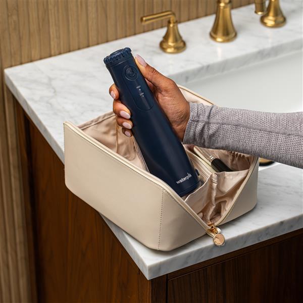 Blue Cordless Gem 5100 WF-27 Water Flosser in Travel Bag