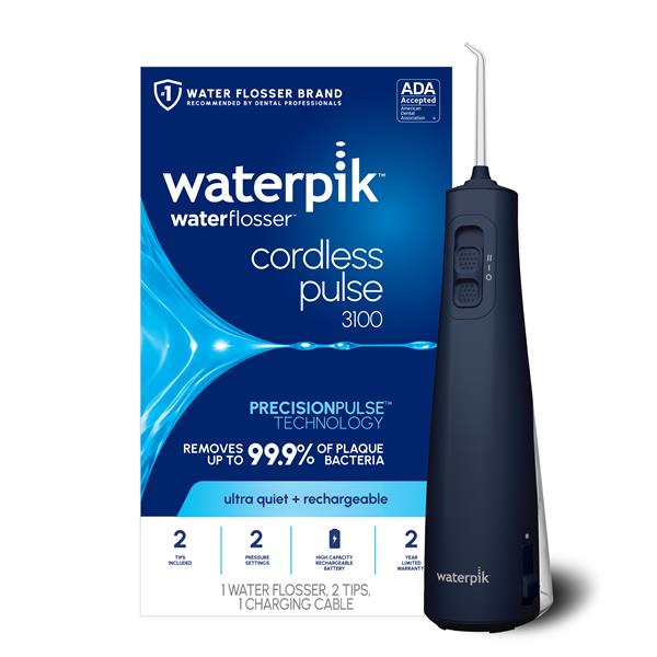 Waterpik™ Blue Cordless Pulse 3100 Water Flosser WF-20 with Packaging