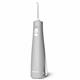 Gray Cordless handheld water flosser.