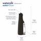 Features & Dimensions - Waterpik Cordless Select Water Flosser WF-10 Black