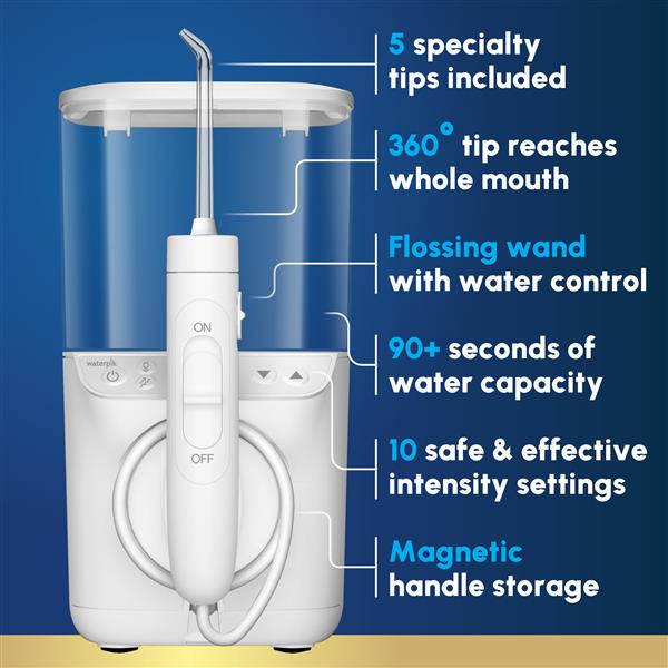 Features & Dimensions - Waterpik Promax Water Flosser WF-22 White