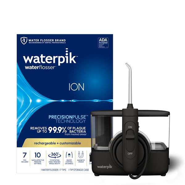 Waterpik™ Black ION Water Flosser WF-12 with Packaging