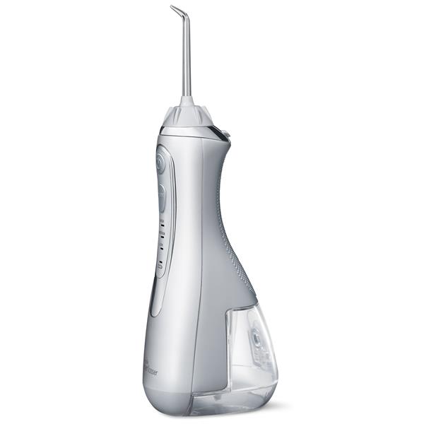 Sideview - WP-580 White Cordless Advanced 2.0 Water Flosser, Handle, & Tip