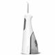 Sideview of the White Cordless Enhance 3200 handheld water flosser.