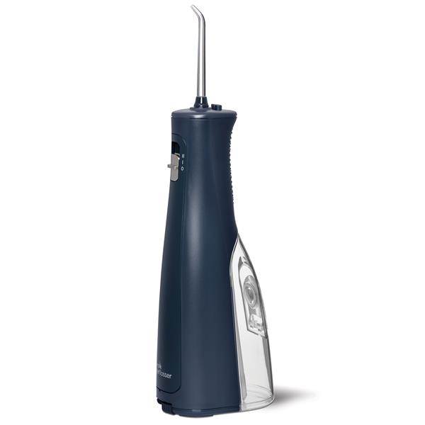 Sideview - WF-03 Blue Cordless Revive Water Flosser, Handle, & Tip