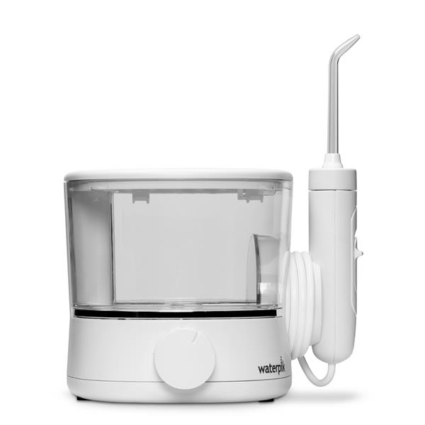 Sideview - WF-11W010-1 White ION Cordless Water Flosser, Handle, & Tip