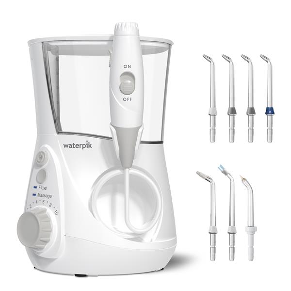 Water Flosser & Tip Accessories - WP-660 White Aquarius Water Flosser