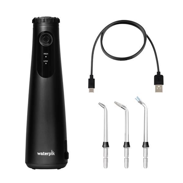 Water Flosser & Tip Accessories - WP-26 Black Cordless Plus 5000 Water Flosser