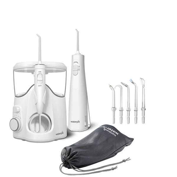Waterpik WF-150/WF-21 Ultra Plus and Cordless Enhance 3000 Water Flosser Combo