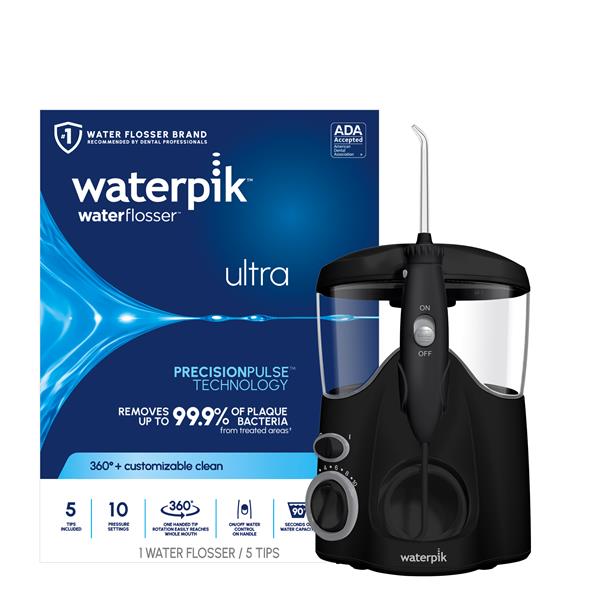 Waterpik™ Black Ultra Water Flosser WF-112 with Packaging