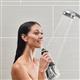 Using Black Cordless Advanced Water Flosser WP-582 in Shower