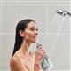 Using Gray Cordless Advanced Water Flosser WP-587 in Shower