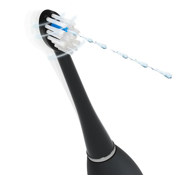 Black Flossing Toothbrush Brush Head - Sonic-Fusion 2.0 SF-04