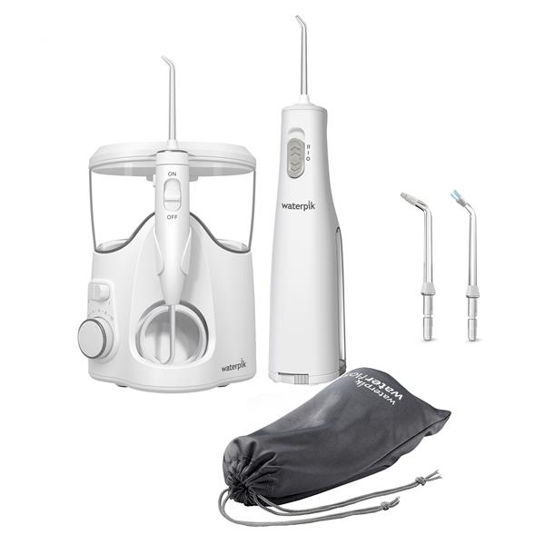 Waterpik WF-150/WF-02 Ultra Plus and Cordless Express Water Flosser Combo