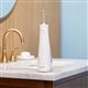 White Cordless Plus 5000 Water Flosser WF-26 in Bathroom