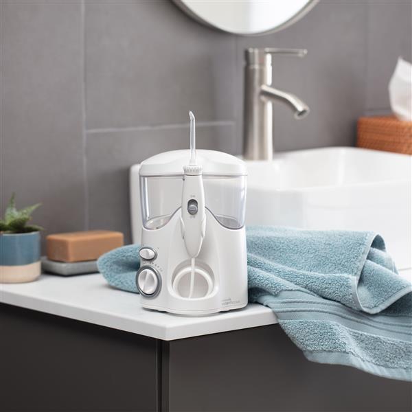 White Ultra Water Flosser WF-100 In Bathroom