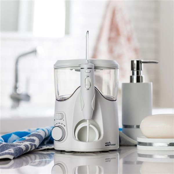 White Whitening Water Flosser WF-06 In Bathroom