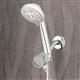 QMK-753ME Secure Magnetic Hand Held Shower Head Mounted on Shower Wall
