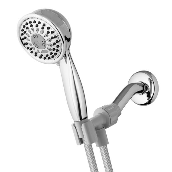 Waterpik NSL-603 Power Spray Flexible Shower Head 2.5 GPM Chrome flexible shower head;flex showerhead;shower fixtures;rain shower;waterpik shower heads;flex shower head;Shower head;Showerhead;Waterpick;Waterpik;flex;massage;  hotel shower; hotel shower hea 