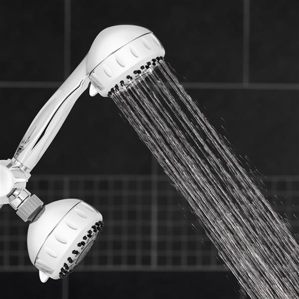 TRS-523-553 Dual - Hand Held Shower Head Spraying Water