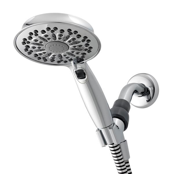 5 Settings Waterpik Powerspray Shower Head Inc Hose 