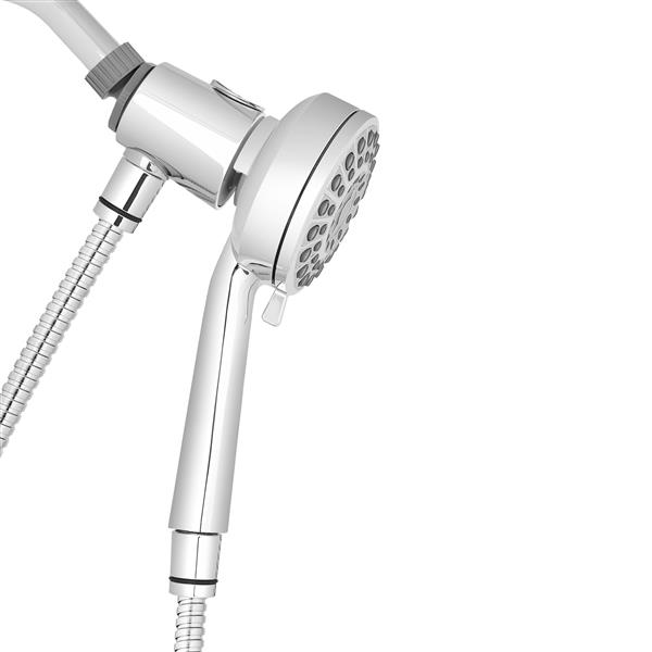 Side View of XOM-763ME Low Dual Dock Hand Held Shower Head