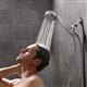Using the XML-763E adjustable shower head in high position