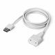 White magnetic USB-A charging cable for Cordless Select water flosser WF-10