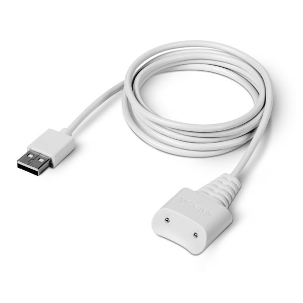 White magnetic USB-A charging cable for Cordless Select water flosser WF-10